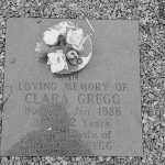 Clara Gregg memorial