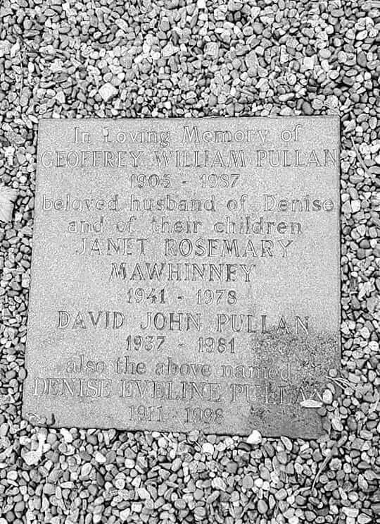 Geoffrey Pullen memorial