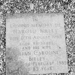Harold Birley memorial