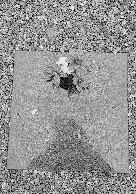 Reg Crawley memorial