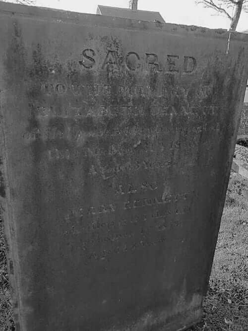 Elizabeth Bennett Headstone