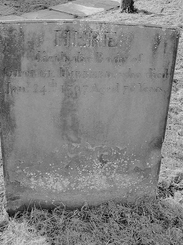 George Hibberd headstone