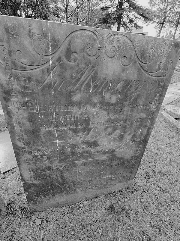 Esther Wright memorial