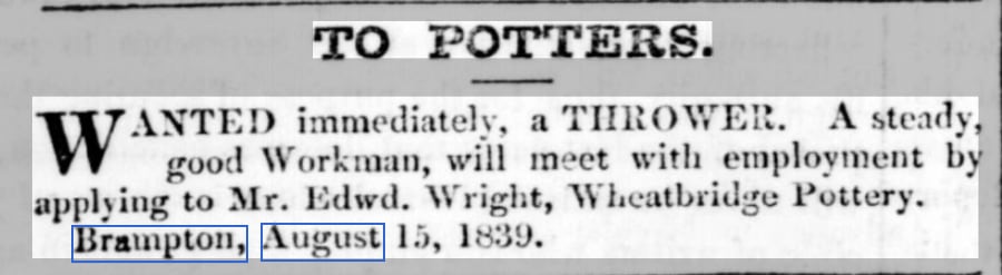 Potters Wanted