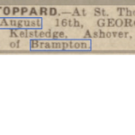 George Goodwin & Mabel Stoppard